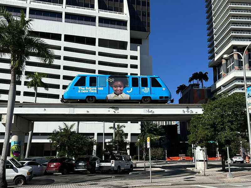 Metromover Downtown Miami