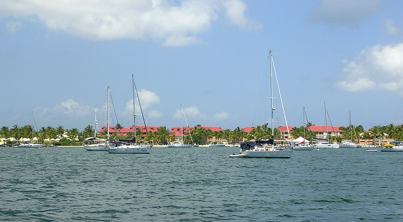 St. Martin - Waterfront Homes and Sailboats